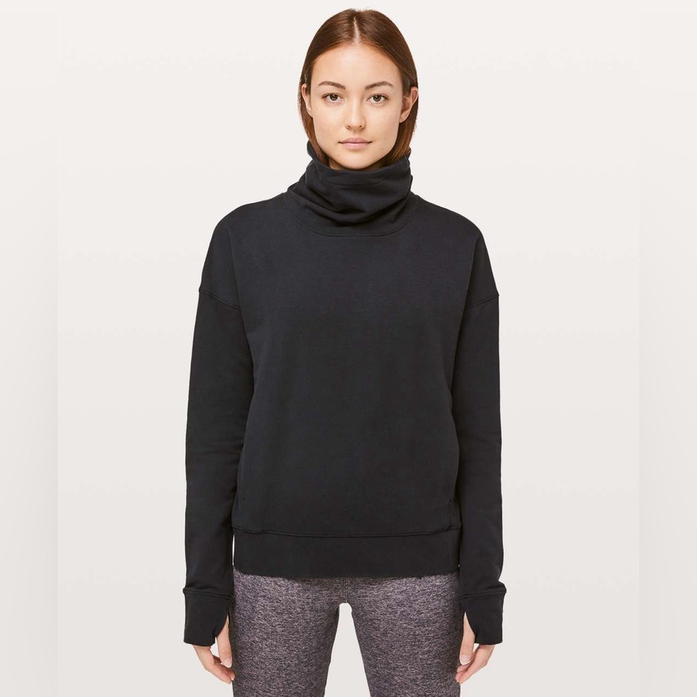 Lululemon Go Forward Funnel Neck Pullover Cozy Soft Athleisure Yoga Sweatshirt